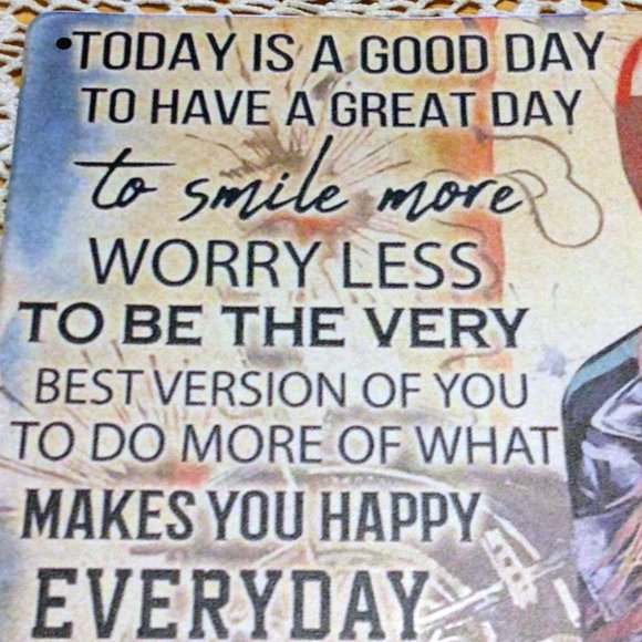 Inspirational Quotes Wall Art Metal Sign, New - Picture 2 of 8